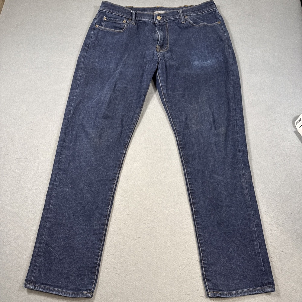Abercrombie & Fitch Rustin Athletic Slim Fit Jeans Size 36/32 DARK WASH